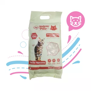 ARENA PARA GATOS NATURE PETS MANZANA X 4.5 KG