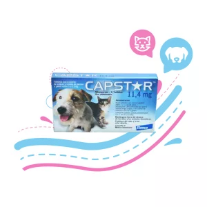 CAPSTAR 11.4 MG. GATO&PERRO 1-11 KL.   x1 PASTILLA