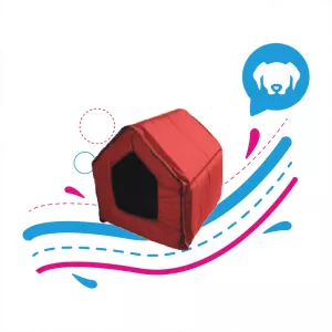 CASA RAZA PEQUEÑA EN PELUCHE