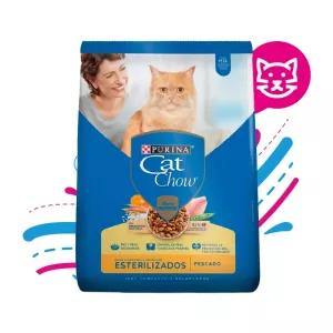 CAT CHOW ESTERELIZADO PESCADO X 1.5 KG