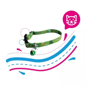 COLLAR GATO CON CASCABEL GRADUABLE