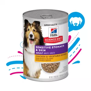 COMIDA HUMEDA PARA PERRO HILLS ESTOMAGO SENSIBLE X 12.8 OZ.