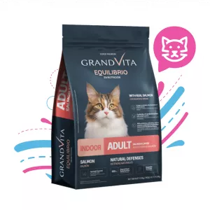COMIDA PARA GATO ADULTO GRAND VITA EQUILIBRIO SALMÓN 1.5 KG