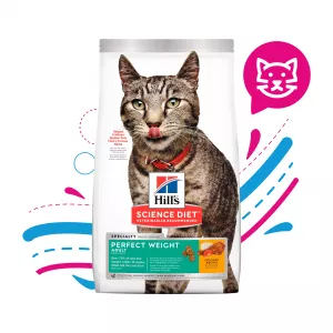 COMIDA PARA GATO HILLS ADULTO PESO PERFECTO 3LBS