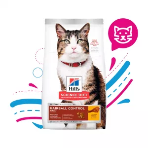 COMIDA PARA GATO HILLS HAIRBALL ADULTO