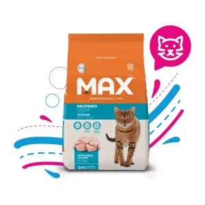 COMIDA PARA GATO MAX CASTRADOS 3KG