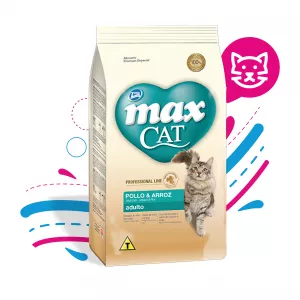 COMIDA PARA GATO MAX CAT PROFESSIONAL LINE ADULTO POLLO& ARROZ