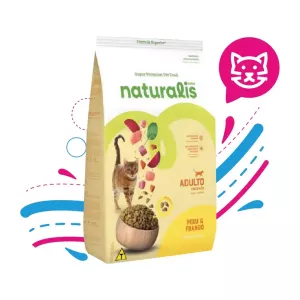 COMIDA PARA GATO NATURALIS ADULTO CASTRADO POLLO Y PAVO 1,5 KG