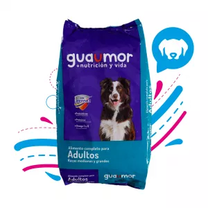 COMIDA PARA PERRO GUAUMOR ADULTO RAZA MEDIANA/GRANDE
