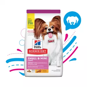 COMIDA PARA PERRO HILLS ADULTO LIGHT RAZAS MINIATURA 4,5LB