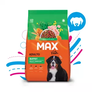COMIDA PARA PERRO MAX VITA ADULTO GOURMET POLLO Y VEGETALES