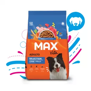 COMIDA PARA PERRO MAX VITA ADULTO SELECTION CARNE Y POLLO X 3KG