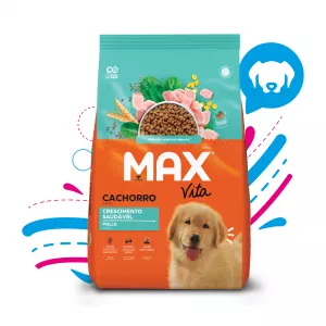 COMIDA PARA PERRO MAX VITA CACHORRO POLLO 3 KG