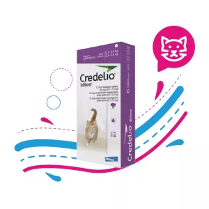 CREDELIO GATOS 12 MG (MORADO) x 1 TABLETAS (0.5-2.0 KG)