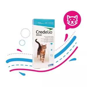 CREDELIO GATOS 48 MG (CELESTE) x 1 TABLETAS (2.0-8 KG)