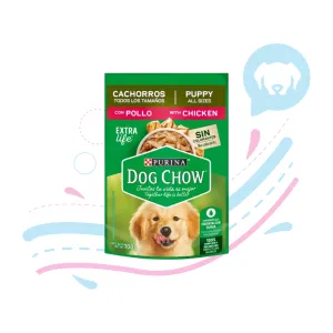 DOG CHOW POUCHE CACHORRO POLLO X 85 GR