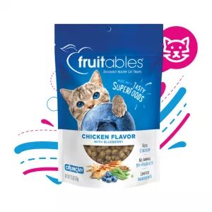 FRUITABLES CAT SNACK POLLO Y ARÁNDANOS 70 GR