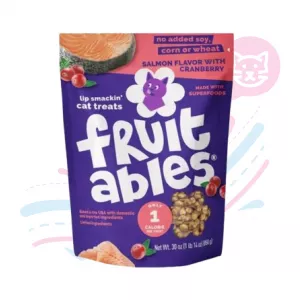 FRUITABLES CAT SNACK SALMÓN Y ARÁNDANOS 70 GR