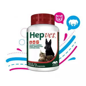 HEPVET SUPLEMENTO VITAMINICO X 30 COMPRIMIDOS
