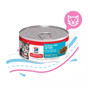 HILLS CAT LATA ADULTO INDOOR OCEAN FISH X 5.5 OZ.