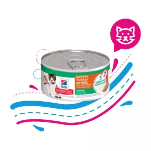 HILLS CAT LATA KITTEN TURKEY X 5.5 OZ.