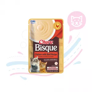 INABA CAT BISQUE CHICKEN BE RECIPE X40 GR (USA854)
