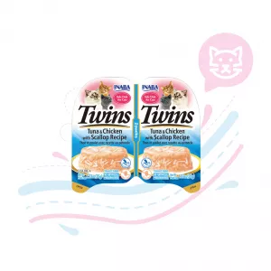 INABA CAT TWINS PACKS TUNA CHICKEN SCALLOP USA833