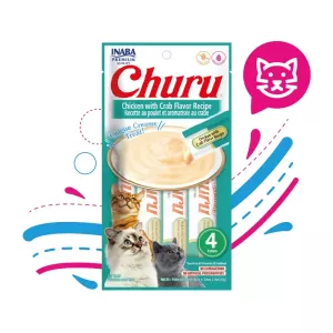 INABA CHURU 4 PIEZAS-POLLO CON  CANGREJO USA609AIN