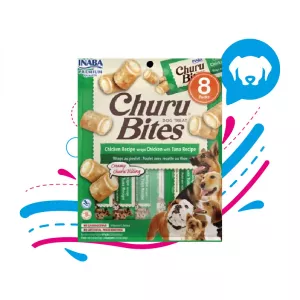 INABA DOG CHURU BITES CHICKEN TUNA 96 GR