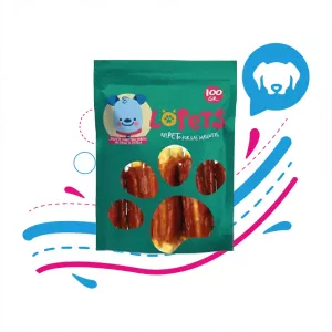 JUGUETE COMESTIBLE HUESO COSTILLA X 100 GR LOPET