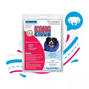 KONG COLLAR INFLABLE CLOUD MEDIUM (EL2 KO )
