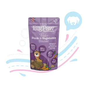 LITTLE BIG PAW TENDER DUCK & VEG DINNER X 150 GRS