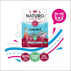 NATURO CAT POUCHE TUNA PATE X 85G (0412)