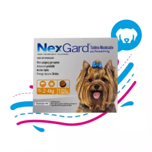 NEXGARD S 2-4 KG X TABLETA