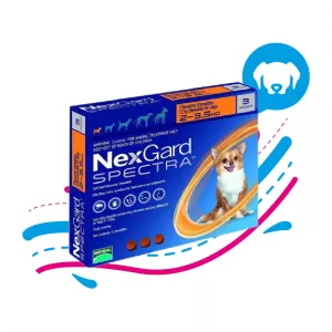 NEXGARD SPECTRA 2-3.5KG NARANJA x1 PASTILLA