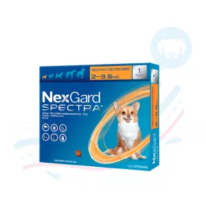 NEXGARD SPECTRA 2-3.5KG NARANJA x1 PASTILLA