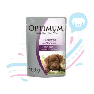 OPTIMUM CACHORRO POLLO 100 G