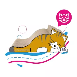 RASCADERA SIESTA GATUNA EN CARTÓN