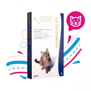 REVOLUTION PLUS 6% X 0.75 ML ANTIPARASITARIO PARA GATOS