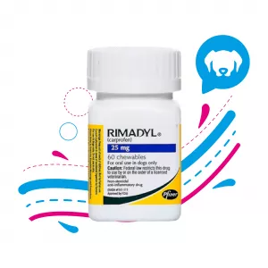RIMADYL ANTIINFLAMATORIO PERRO 25MG x1 PASTILLA