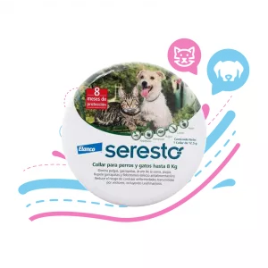 SERESTO COLLAR PERROS Y GATOS PEQUEÑOS