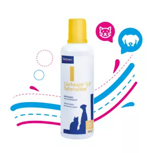 SHAMPOO CLORHEXIN SPHERULITES 3.0 X 250 ML.