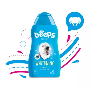 SHAMPOO PARA MASCOTAS BEEPS DE PELO BLANCO 502ML