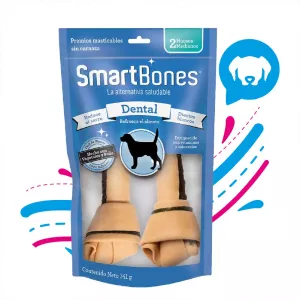 SNACK PARA PERRO MEDIANO SMARTBONES DENTAL 2 UND