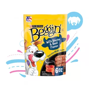 SNACKS BEGGIN STRIPS BACON Y BEEF X 170 GR.(6 OZ)