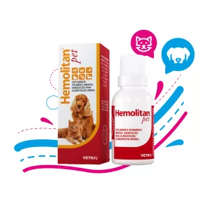 SUPLEMENTO HEMOLITAN PARA PERROS Y GATOS