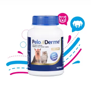 SUPLEMENTO PARA PERROS Y GATO PELO Y DERME 60 CAPSULAS