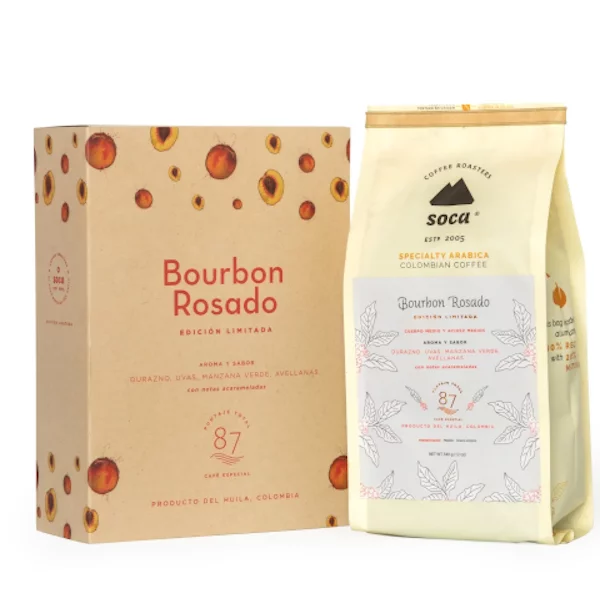 Soca - Café Bourbon Rosado (Grano/Molido) x 340 gr