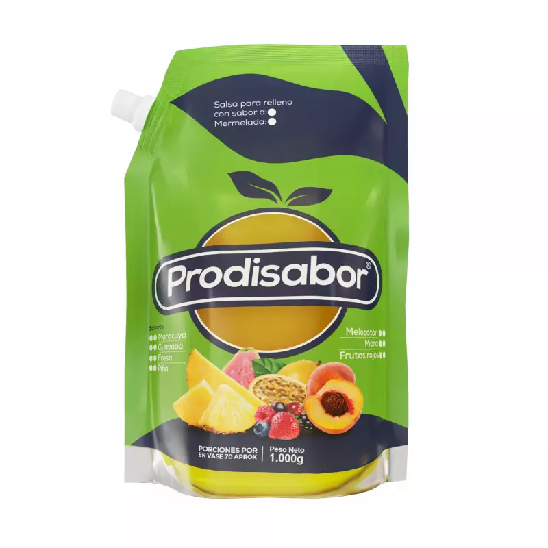 Prodisabor Pineapple Jam - Natural flavor - Stable texture and consistency - Ready to use - 2.2Lbs.