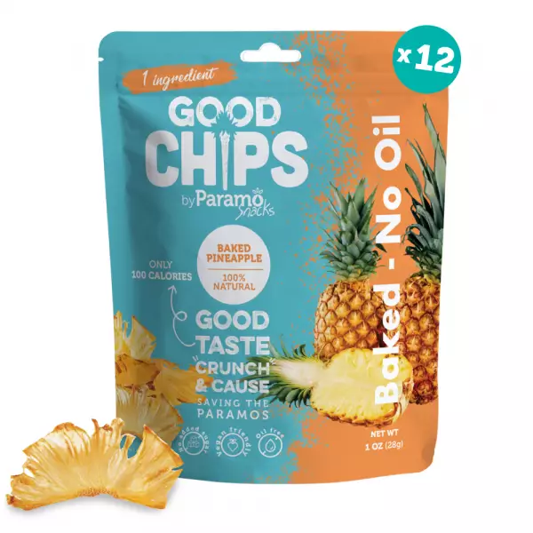 Baked Pineapple Chips 1oz